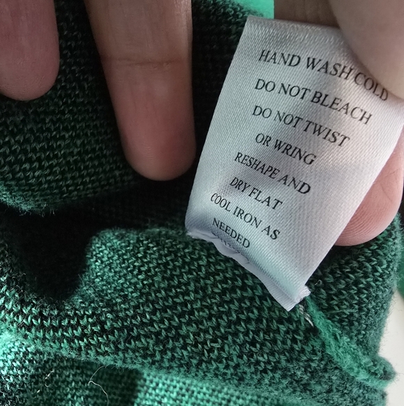 Caryn Vallone Womens Hooded Cotton Sweater Green XS Nwot - Picture 7 of 9